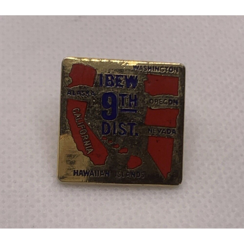 IBEW Lapel Pin 9th District.